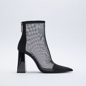 Black Zara Ankle Boots